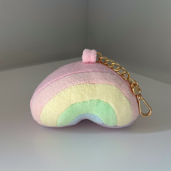 Stoney Clover Lane rainbow puffy bag charm - Picture 1 of 7